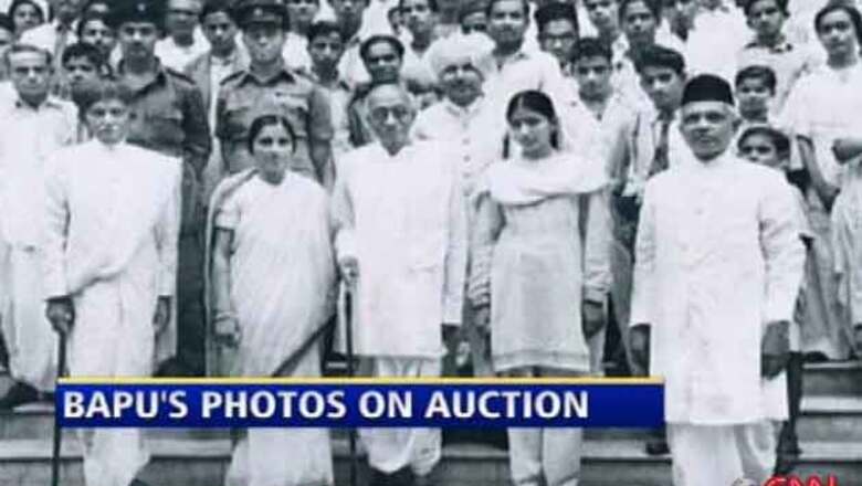 Gandhi photos to be auctioned in London today