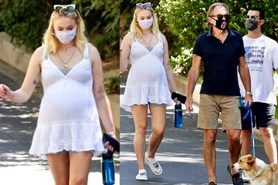 Sophie Turner Flaunts Baby Bump as She Steps Out for a Walk with Joe Jonas