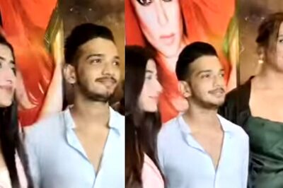 Munawar Faruqui Attends Kangana Ranaut Starrer Dhaakad Screening with Nazila, Couple Poses with Saisha Shinde