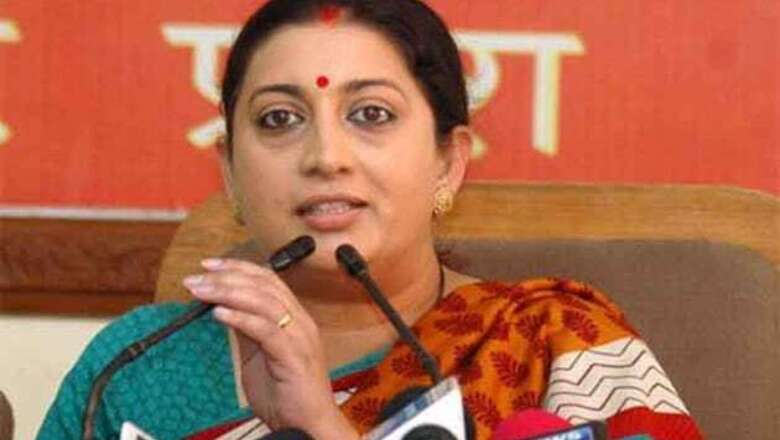 Centres will be set up to promote Hindi: Smriti Irani