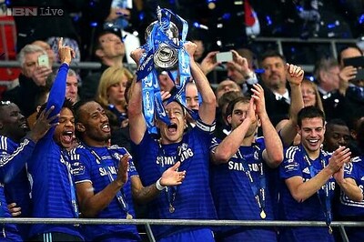 Chelsea beat Tottenham Hotspur to win the Capital One Cup
