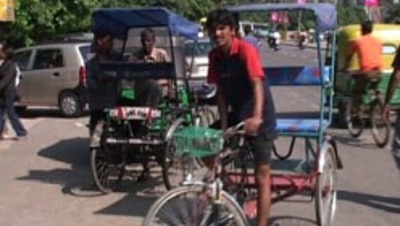Now cycle rickshaws are just a phone call away