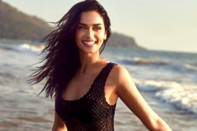 Sexy! Manushi Chhillar Flaunts Her Curves In A Black Bikini, Mesh Coverup; Hot Photos Go Viral