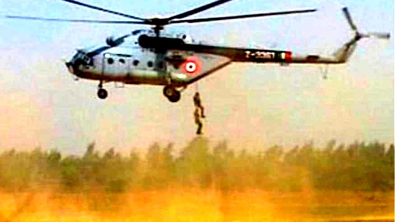 CRPF Chopper Catches Fire While Landing at Chintagufa Camp in Sukma