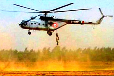 CRPF Chopper Catches Fire While Landing at Chintagufa Camp in Sukma