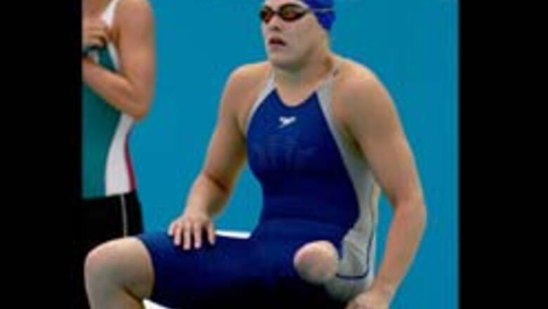 Against the tide: First Olympics amputee swimmer