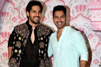 Sidharth Malhotra, Varun Dhawan Have a Student of the Year Reunion at Ramesh Turani's Diwali Party