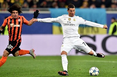 Champions League: Cristiano Ronaldo stars as Real Madrid repel strong Shakhtar Donetsk rally