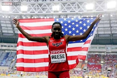 Reese wins 3rd women's long jump title at World Championships